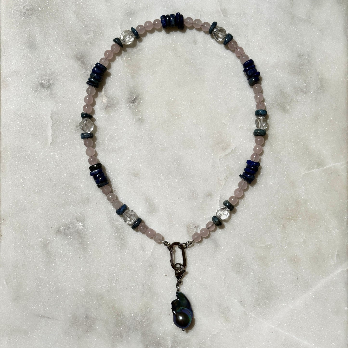 Color-Shifting Baroque Pearl Necklace