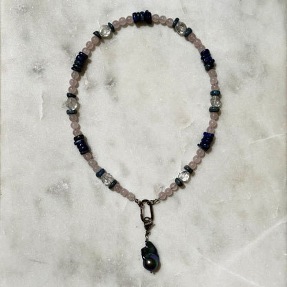 Color-Shifting Baroque Pearl Necklace