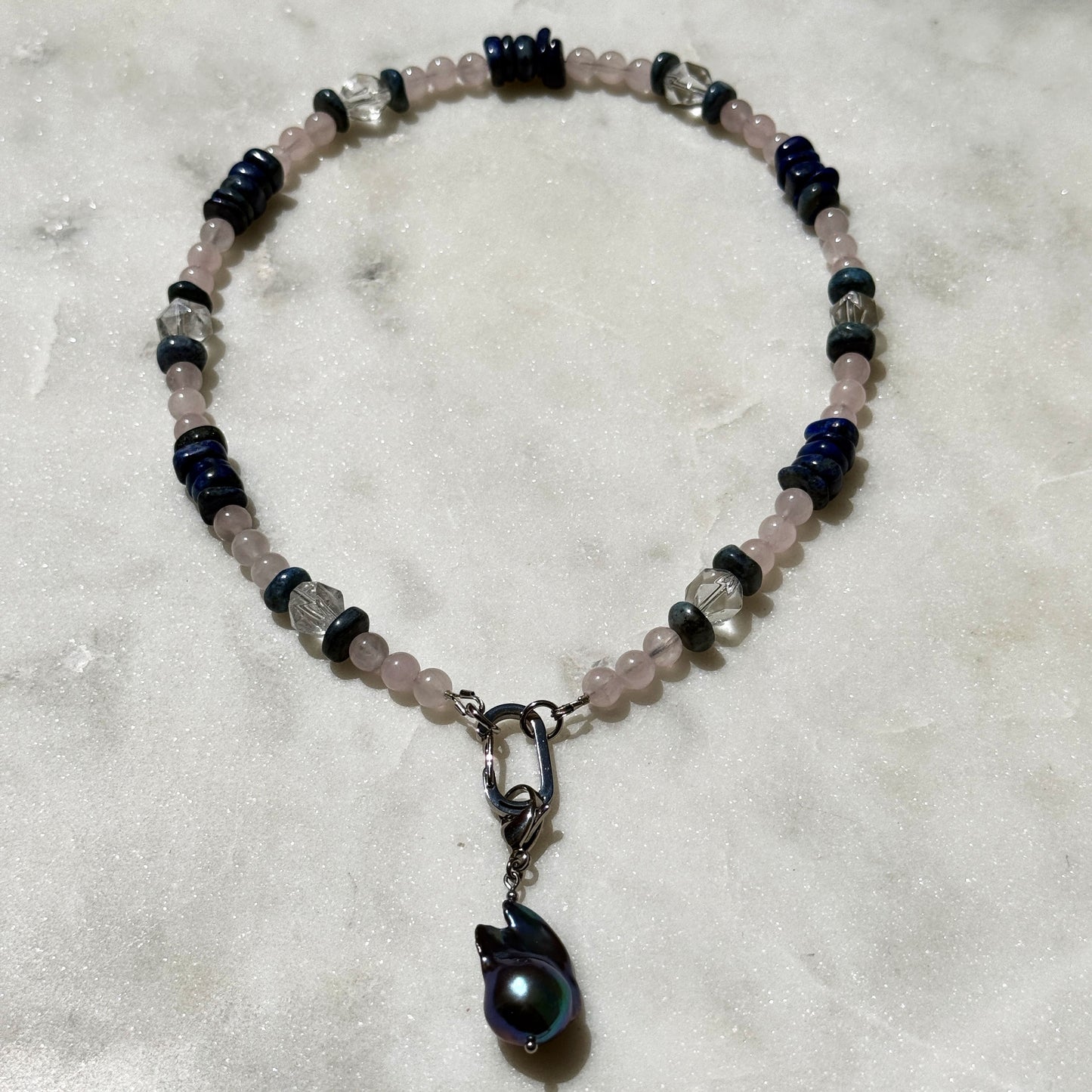 Color-Shifting Baroque Pearl Necklace