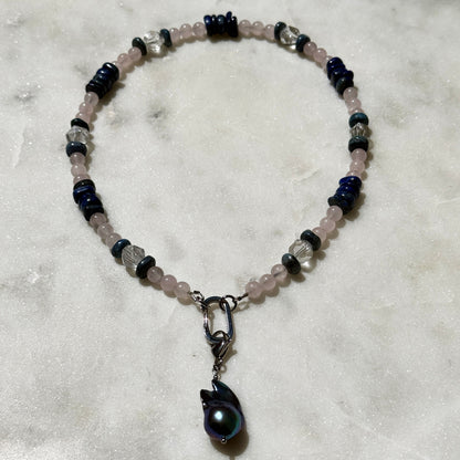 Color-Shifting Baroque Pearl Necklace