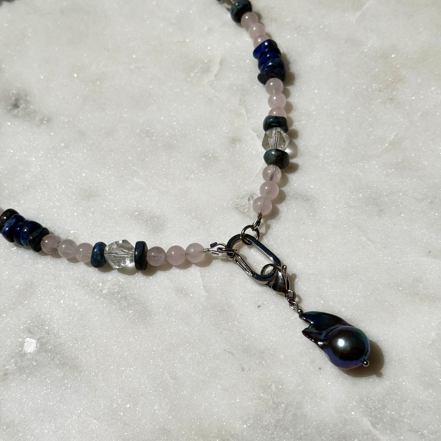 Color-Shifting Baroque Pearl Necklace