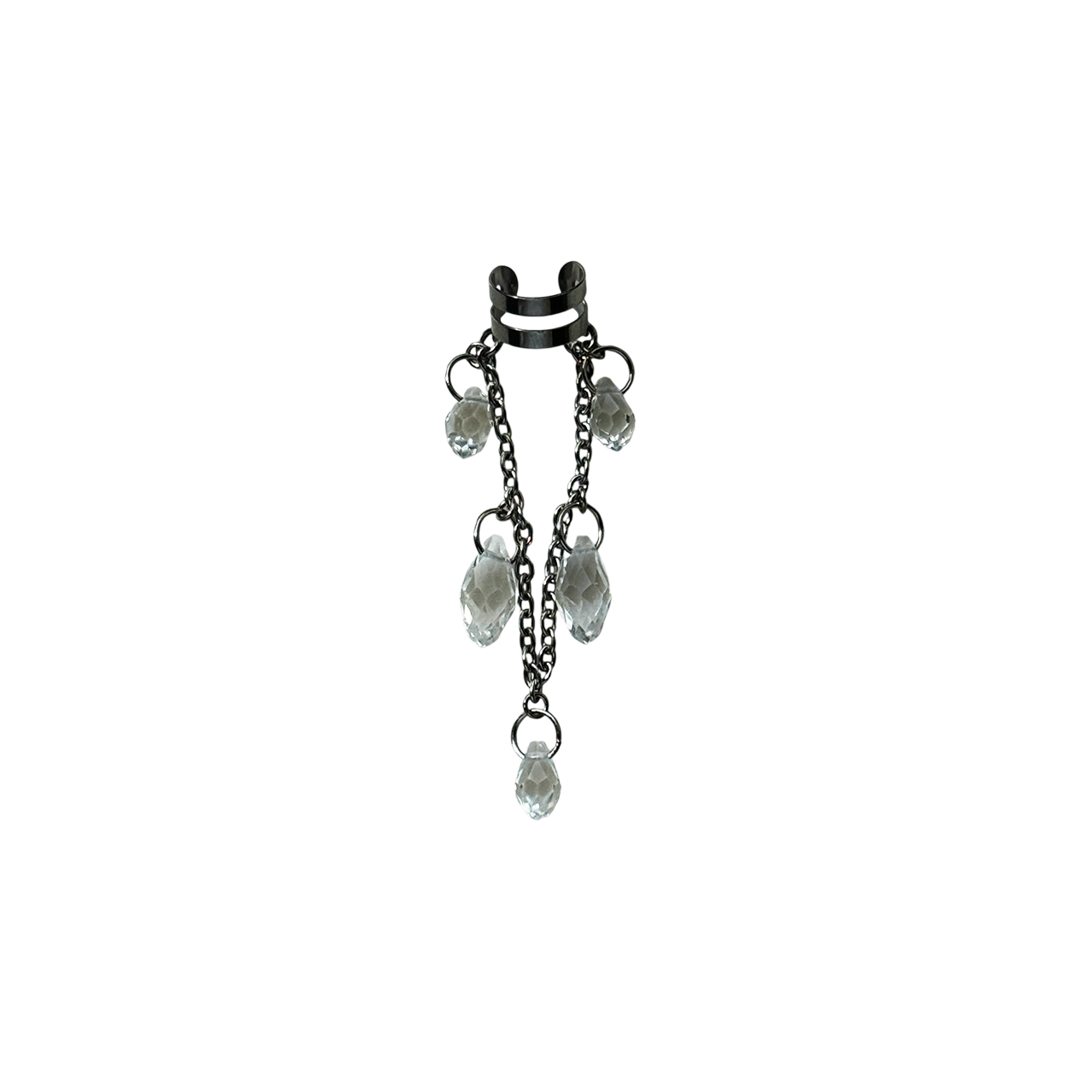 Crystal Drop Ear Cuff
