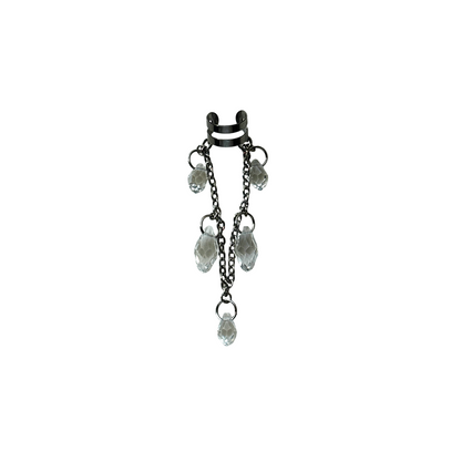 Crystal Drop Ear Cuff