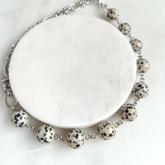 Dalmatian Jasper Necklace