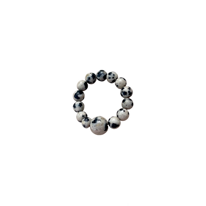 Dalmatian Jasper Ring