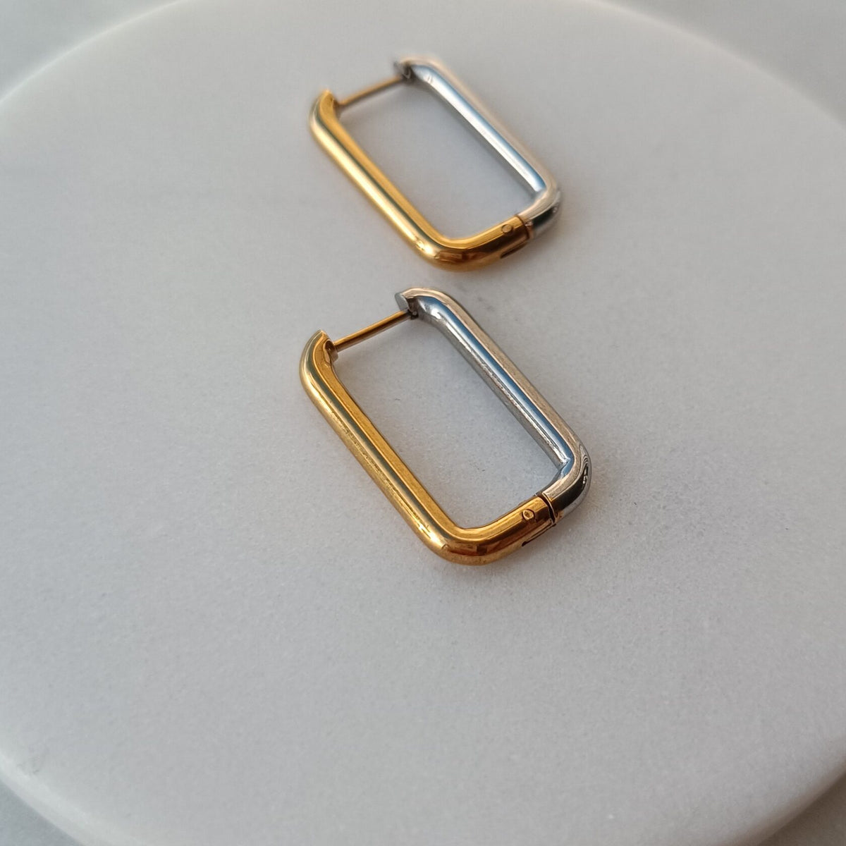 Geometric Duo Congo Earrings