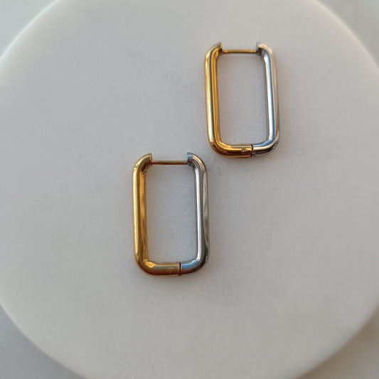 Geometric Duo Congo Earrings