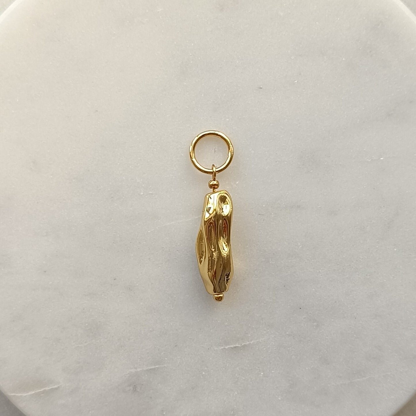 Gilded Flame Pendant