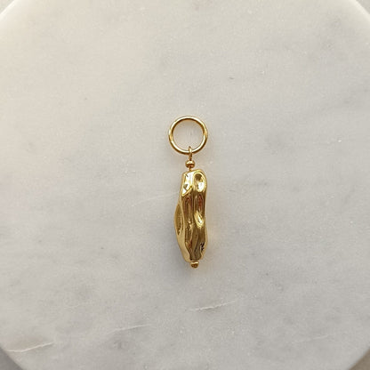 Gilded Flame Pendant