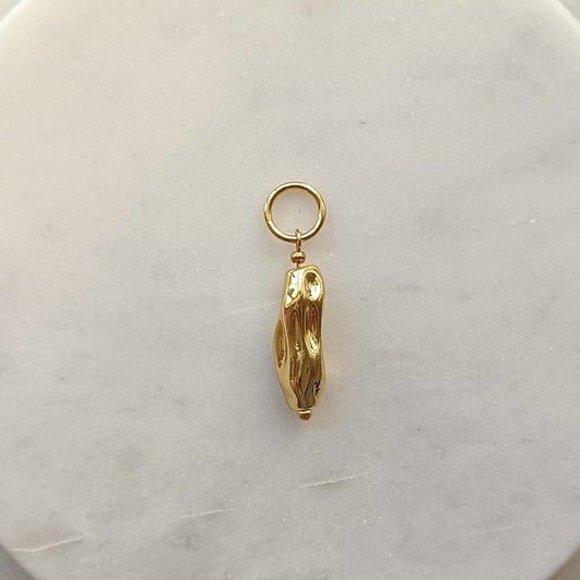Gilded Flame Pendant