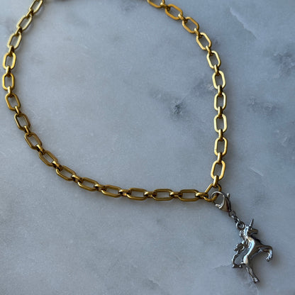 Gilded Link Necklace