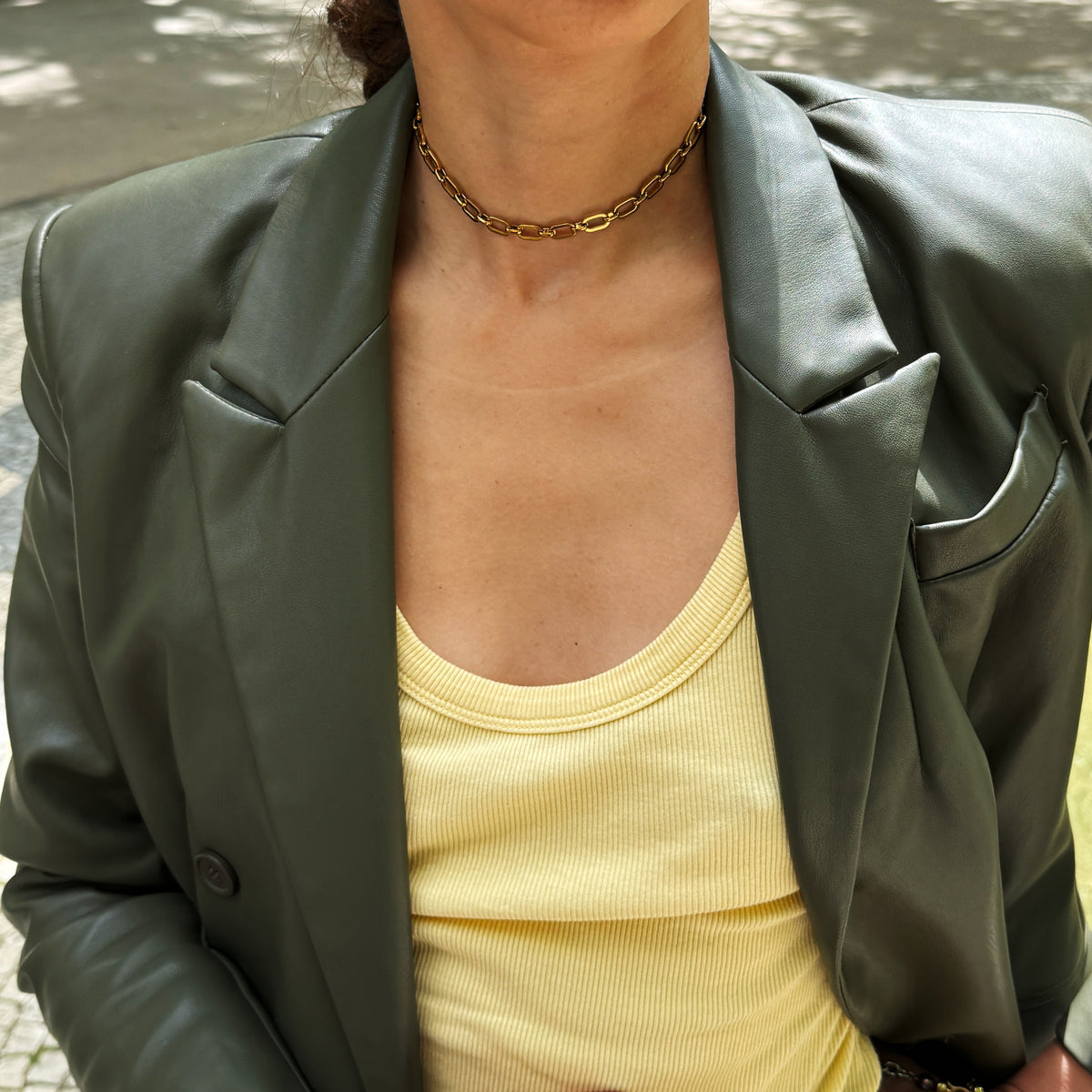 Gilded Link Necklace