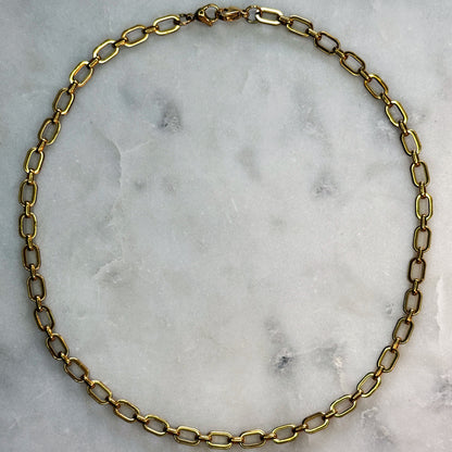 Gilded Link Necklace