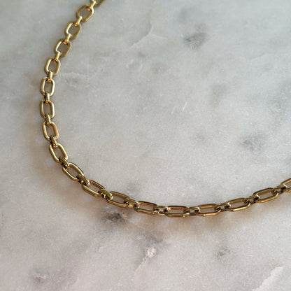 Gilded Link Necklace