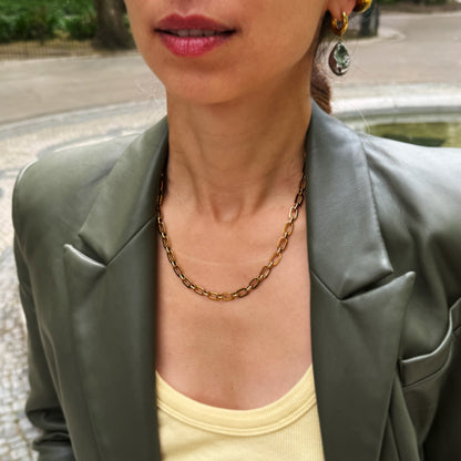 Gilded Link Necklace