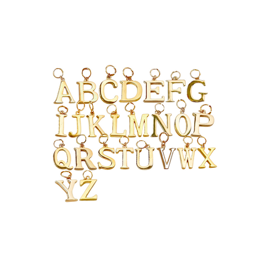 Golden Initial Charm
