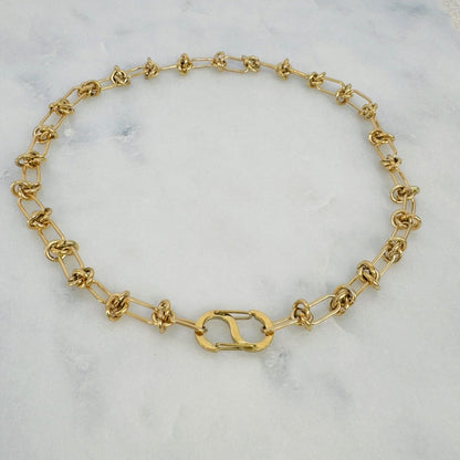 Sleek Nautical Steel Necklace