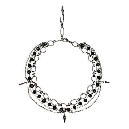 Gothic Black Agate Necklace