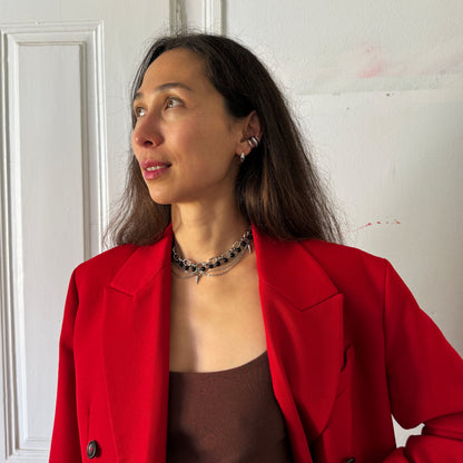 Gothic Black Agate Necklace