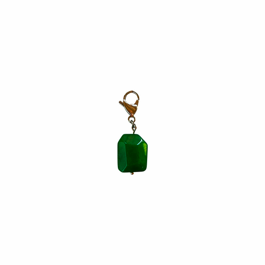 Green Faceted Gem Pendant