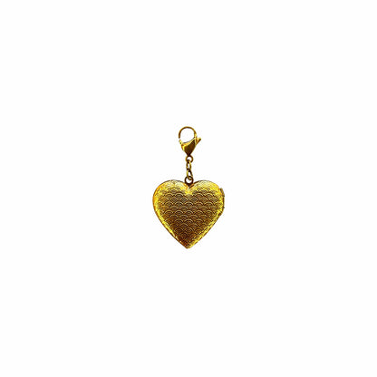 Heart-Shaped Locket Pendant Silver