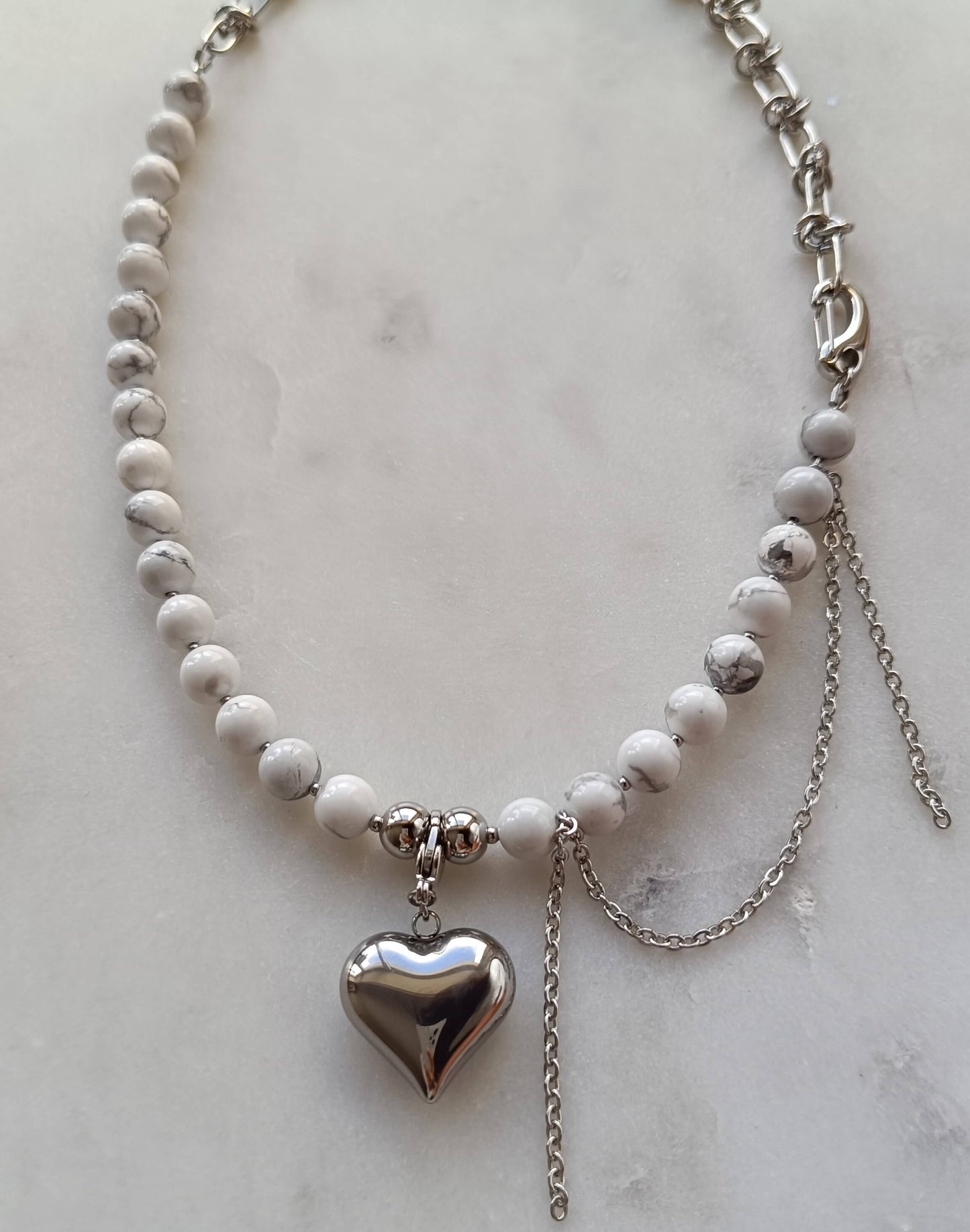 Heart of Magnesite Necklace