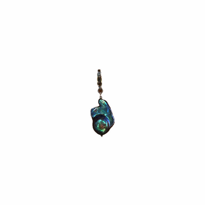 Iridescent Black Pearl Pendant