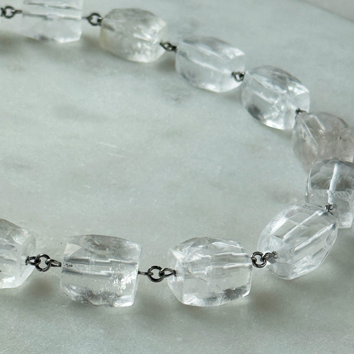 Large Rock Crystal Necklace