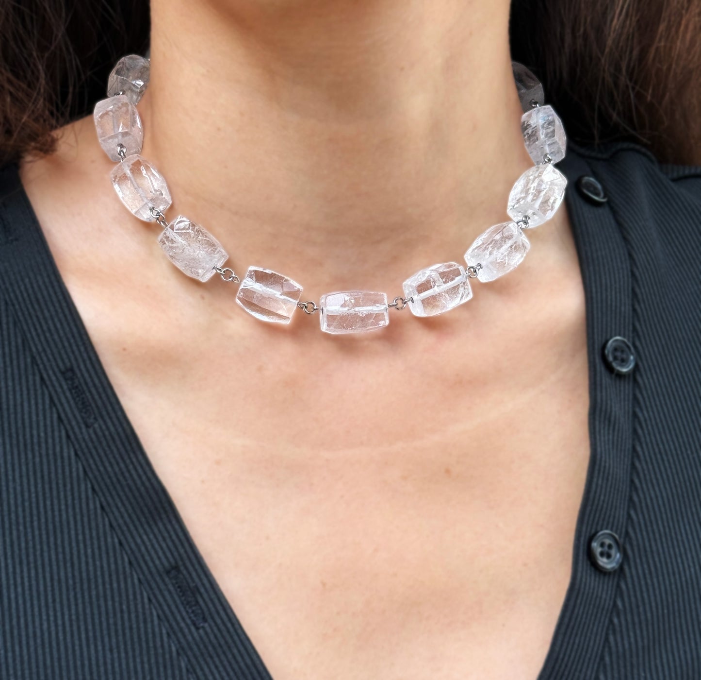 Large Rock Crystal Necklace
