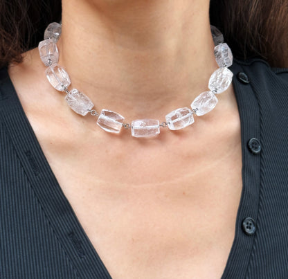 Large Rock Crystal Necklace