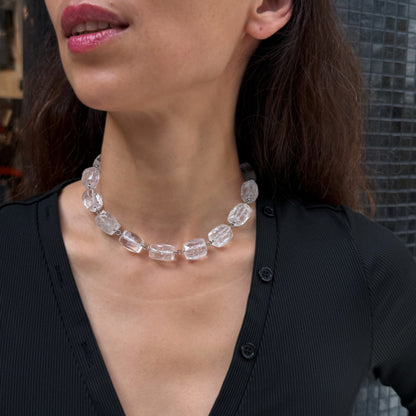 Large Rock Crystal Necklace
