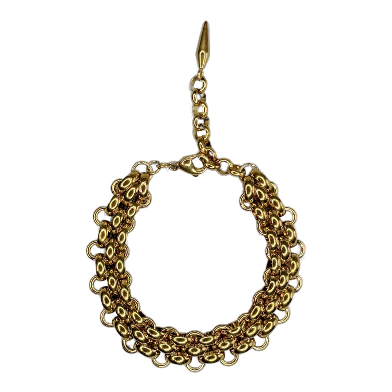 Large Gold Chain Bracelet