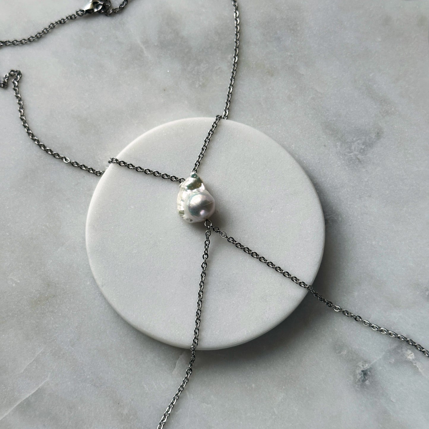 Lustrous Pearl Body Chain