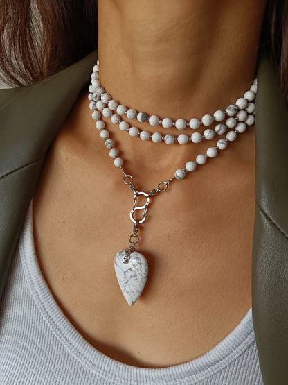 Magnesite Transformer Necklace