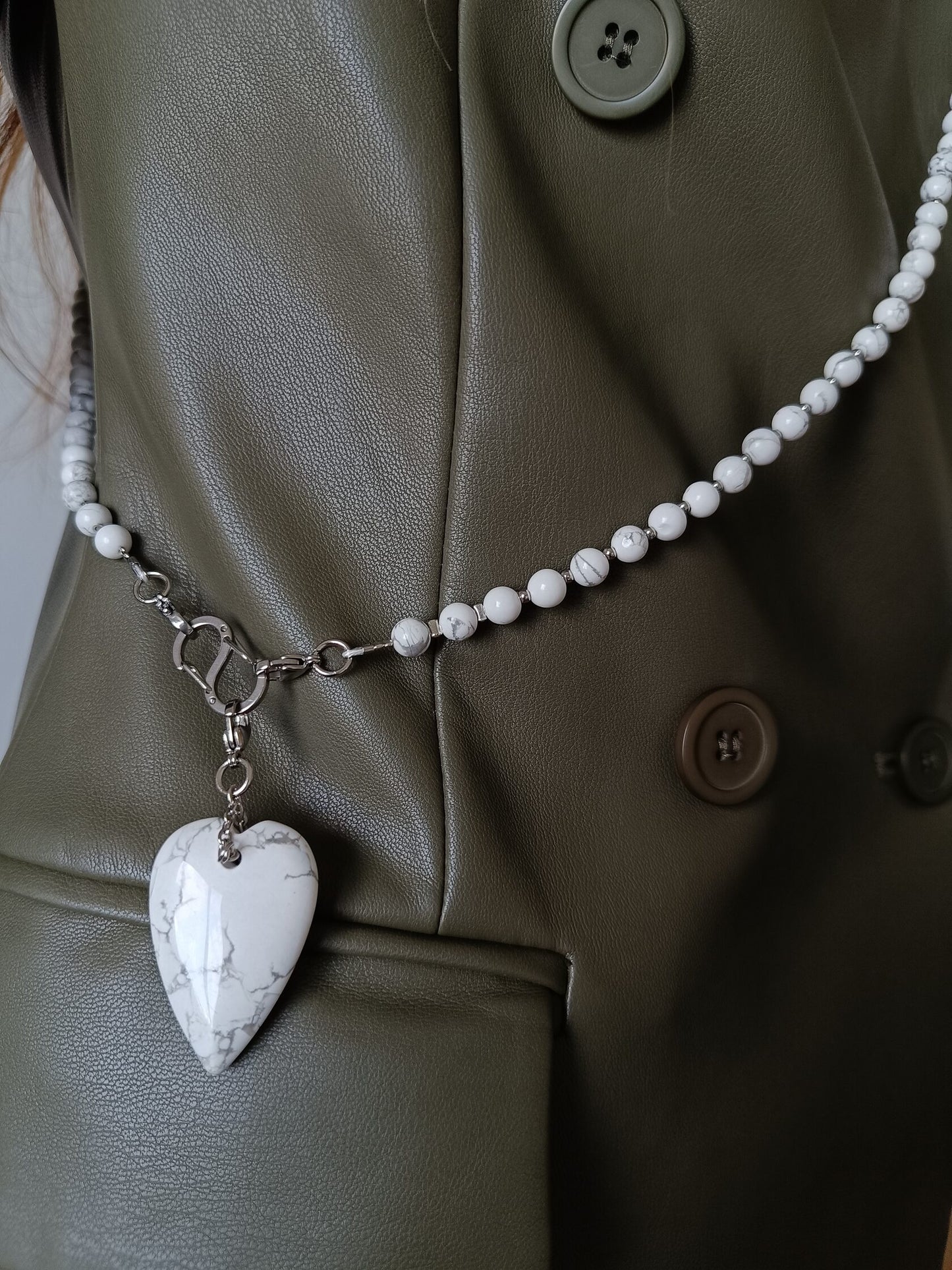 Magnesite Transformer Necklace