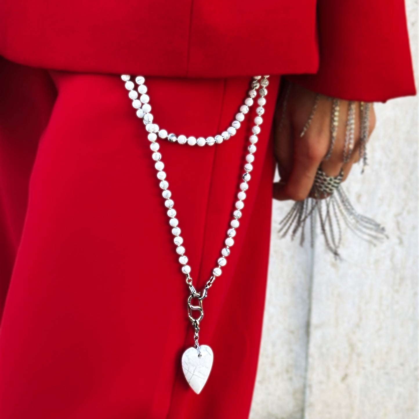 Magnesite Transformer Necklace