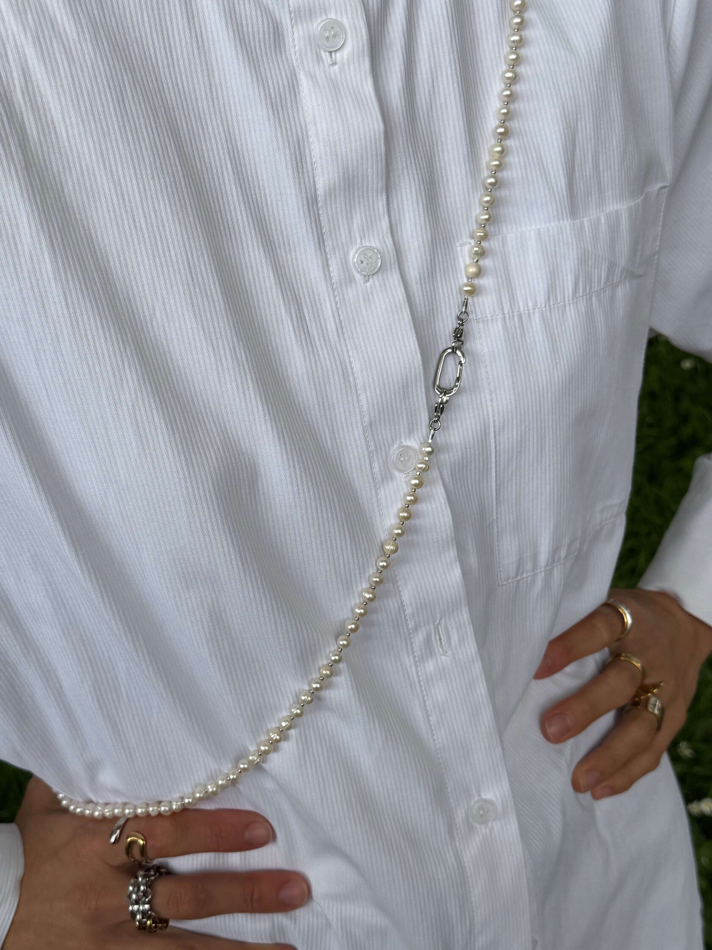 Metamorphic Transformer Necklace Silver