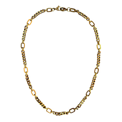 Mixed Link Gold Chain