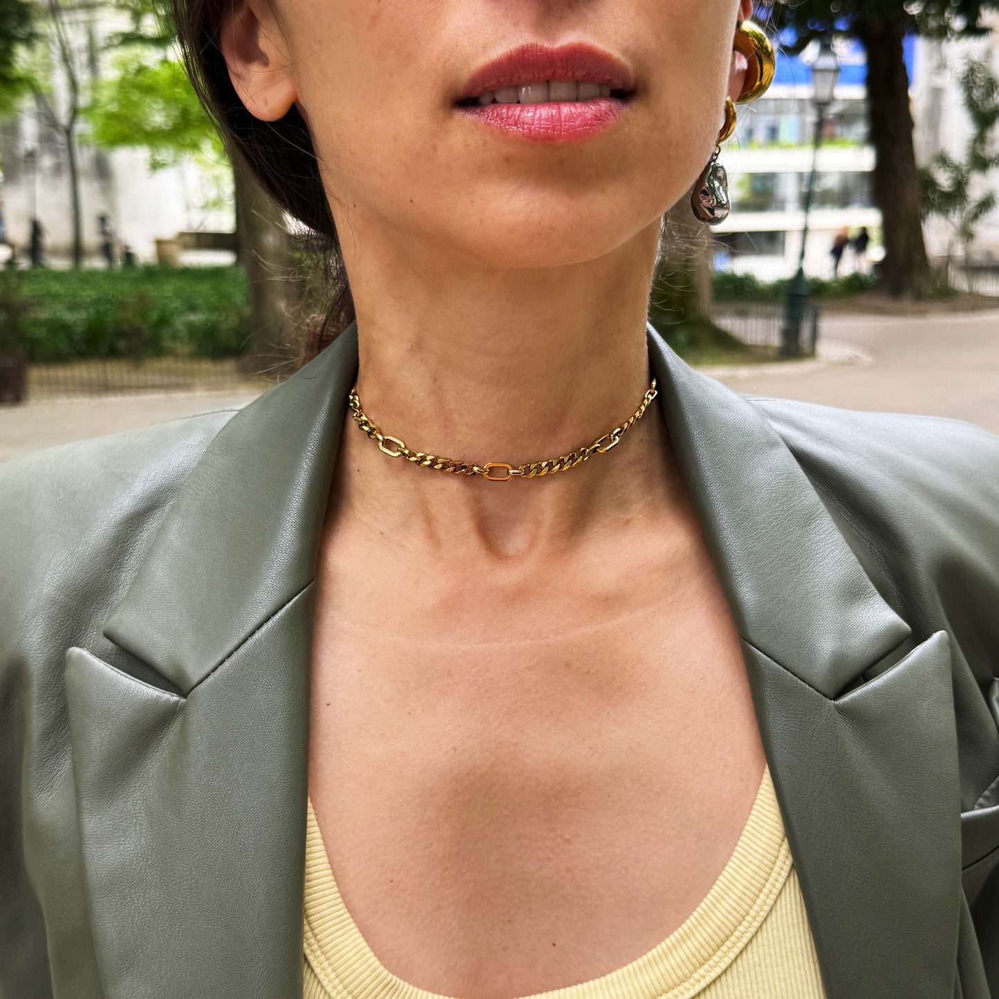 Mixed Link Gold Chain