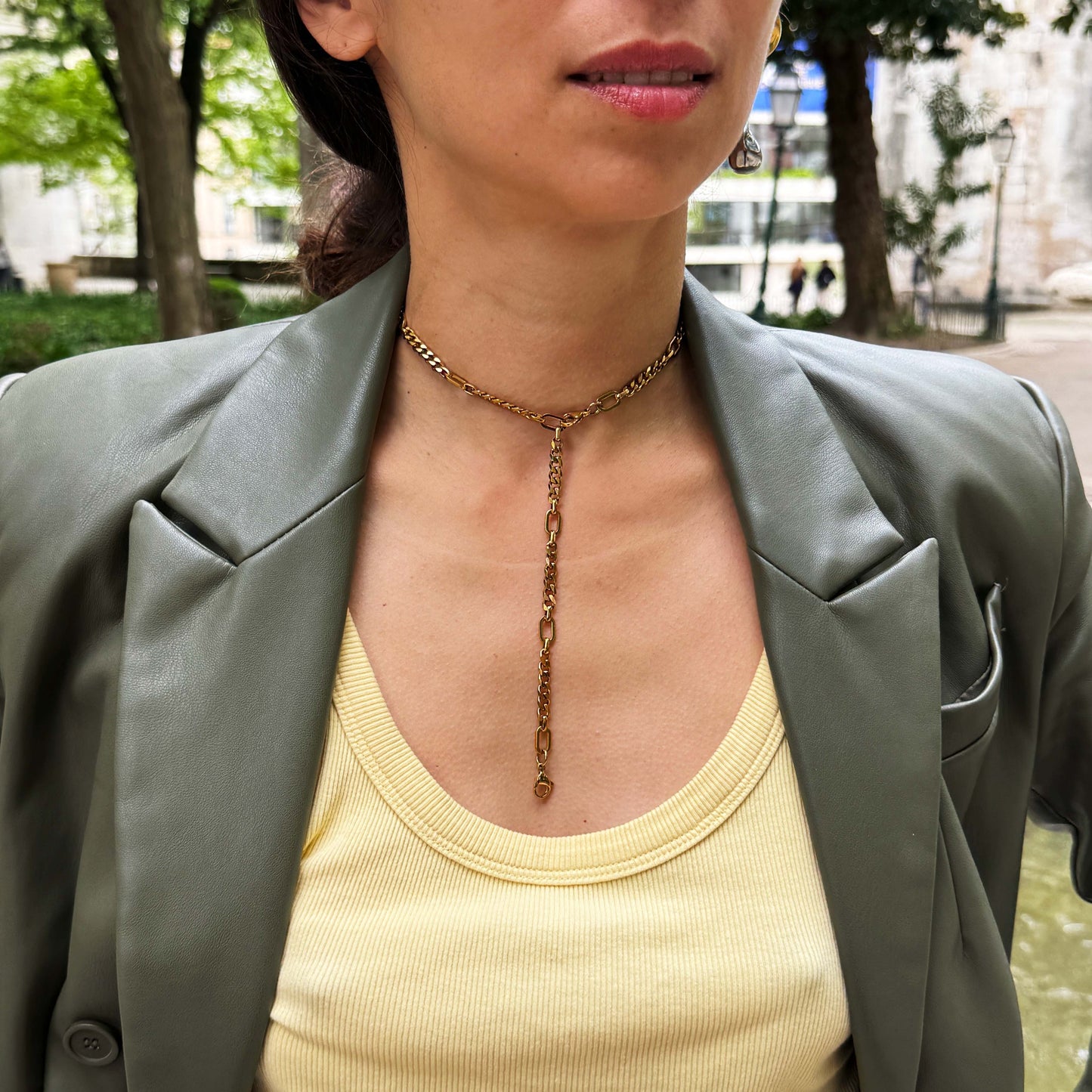 Mixed Link Gold Chain