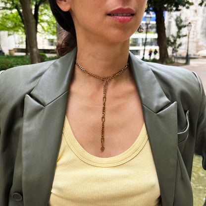 Mixed Link Gold Chain
