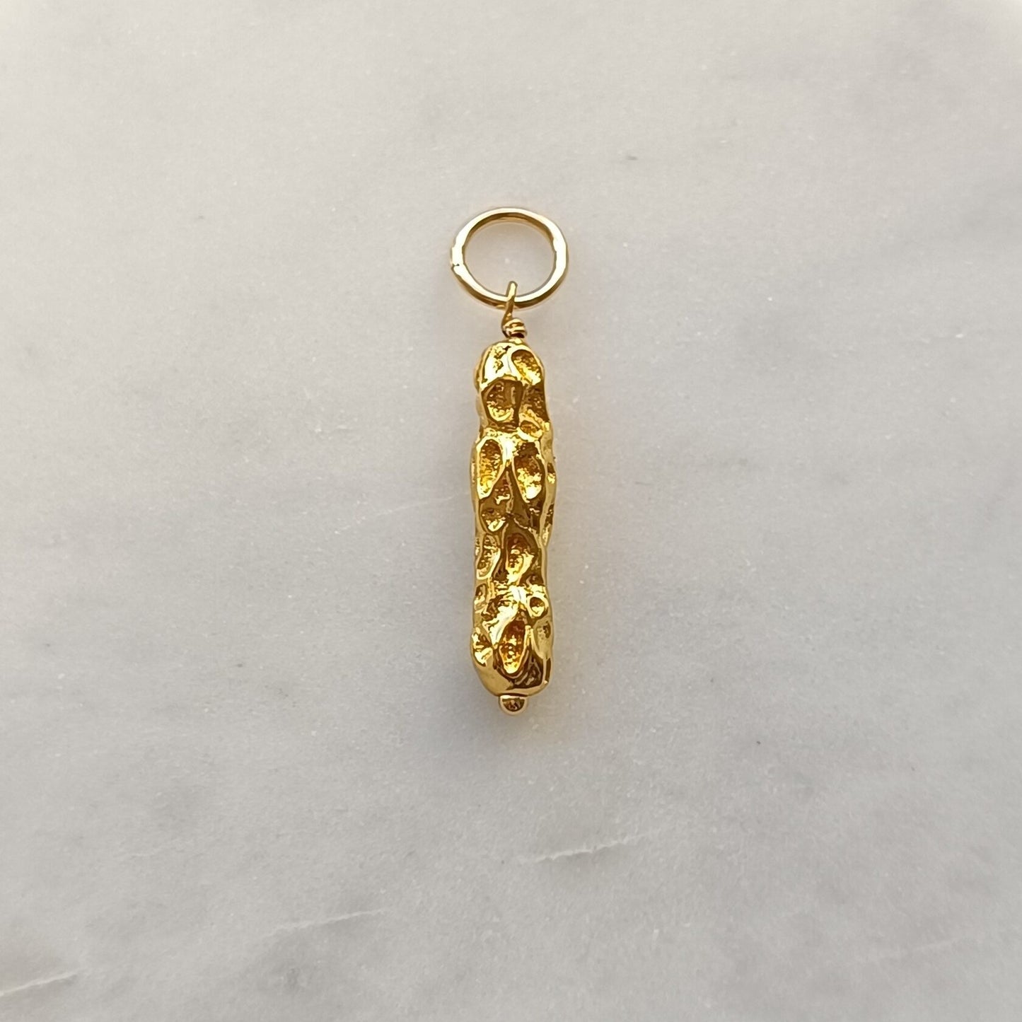 Molten Gold Bar Charm