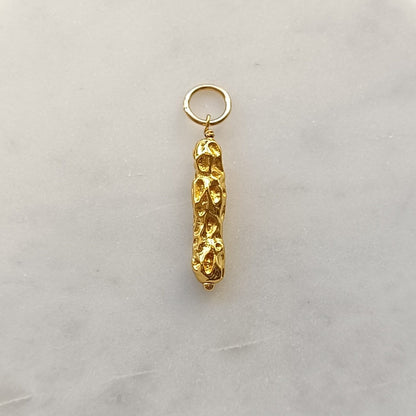 Molten Gold Bar Charm