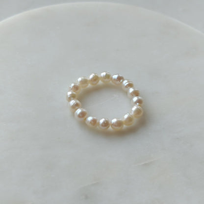 Natural Pearl Stacking Ring