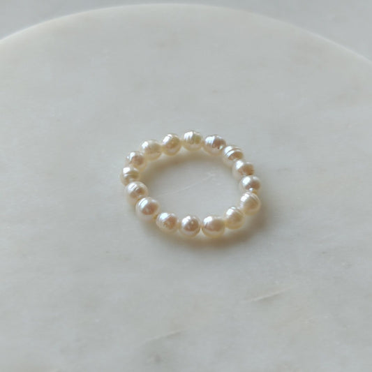 Natural Pearl Stacking Ring