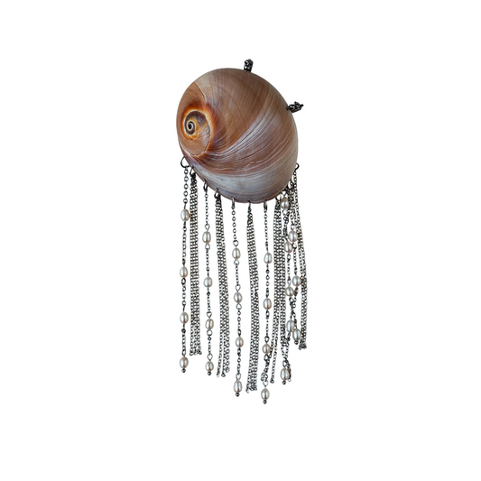 Natural Shell Fringe Pendant