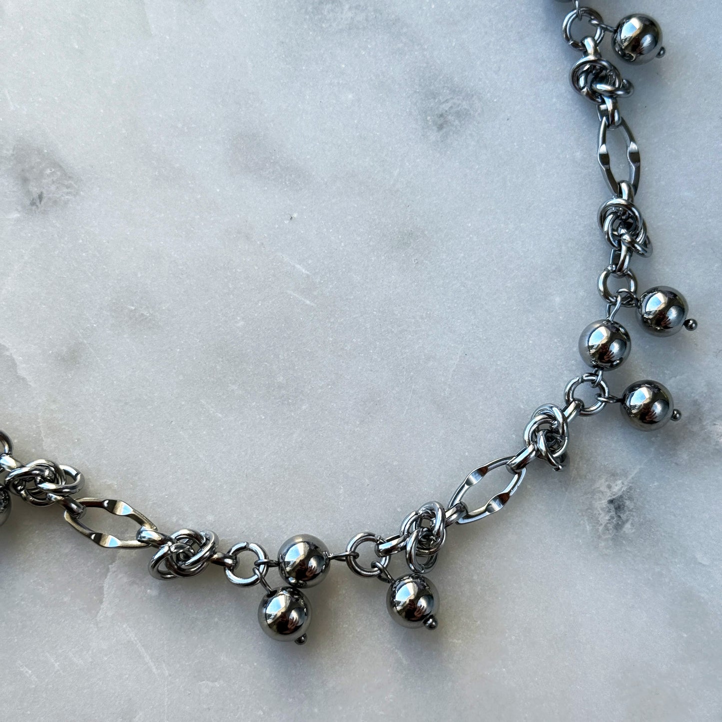 Necklace Steel Berries