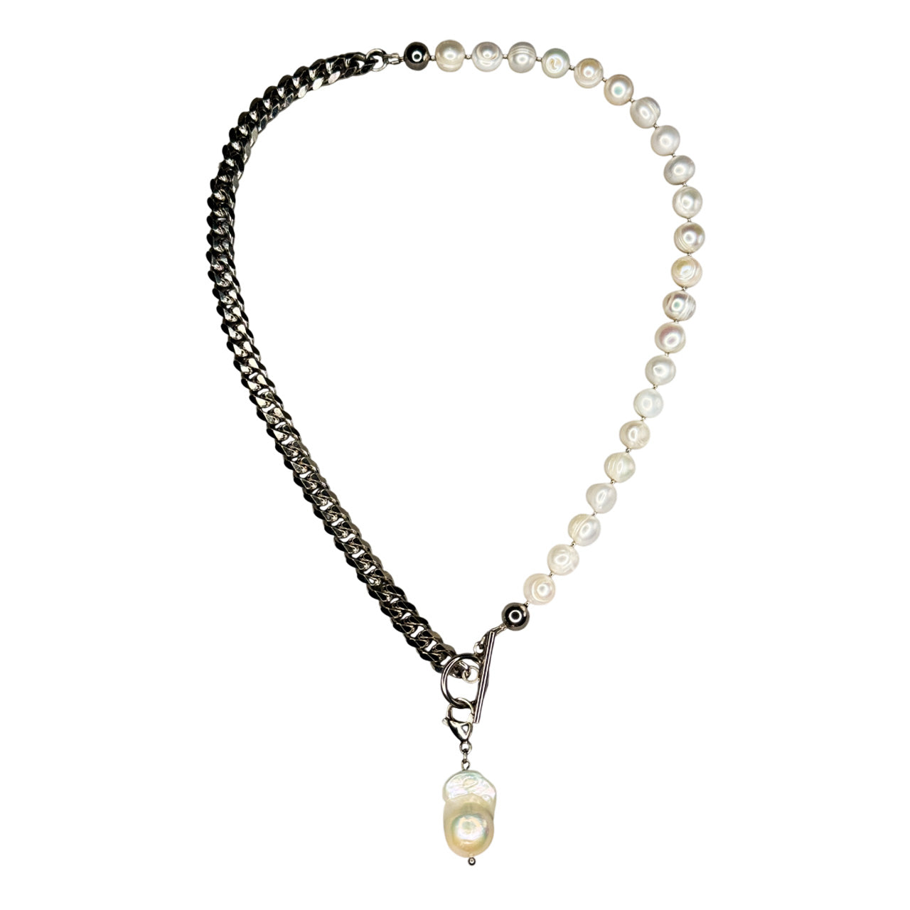 Necklace Transformer With Removable Pearl