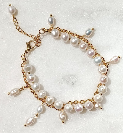 Pearl Cascade Bracelet