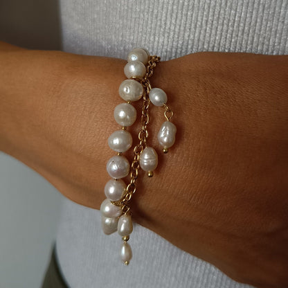 Pearl Cascade Bracelet